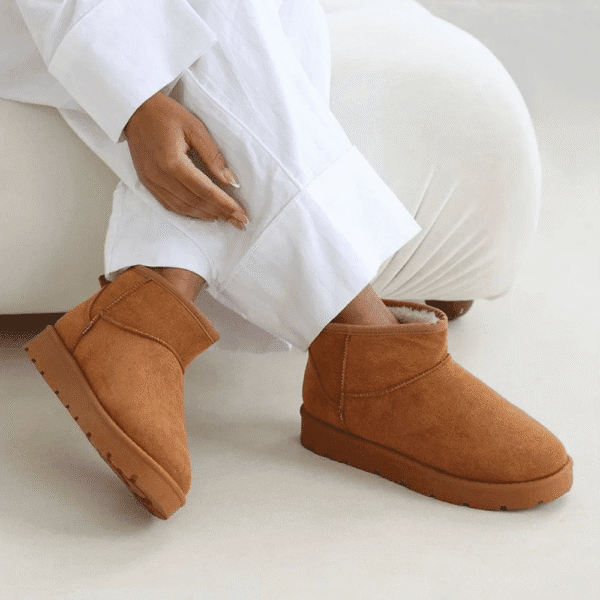 Home LUXEMBURG Taba Süet İçi Kürklü Bot